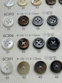 SC206 DAIYA BUTTONS Impact Resistant HYPER DURABLE "" Series Shell-like Polyester Button "" DAIYA BUTTON(DAIYA BUTTON) Sub Photo