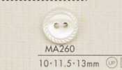 MA260 DAIYA BUTTONS Shell-look Polyester Button