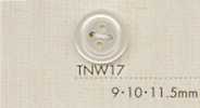 TNW17 DAIYA BUTTONS Heat-Resistant Shell-Look Polyester Button