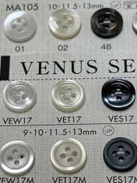 VES17 DAIYA BUTTONS Shell-like Polyester Button DAIYA BUTTON Sub Photo