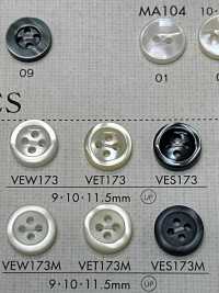 VES173 DAIYA BUTTONS Shell-like Polyester Button DAIYA BUTTON(DAIYA BUTTON) Sub Photo