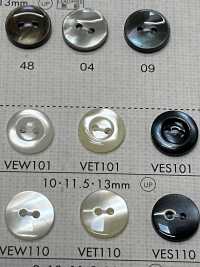 VEW101 DAIYA BUTTONS Shell-like Polyester Button DAIYA BUTTON Sub Photo