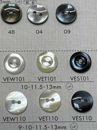 VES101 DAIYA BUTTONS Shell-like Polyester Button DAIYA BUTTON(DAIYA BUTTON) Sub Photo