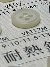 VET17M DAIYA BUTTONS Shell-like Polyester Button DAIYA BUTTON(DAIYA BUTTON) Sub Photo