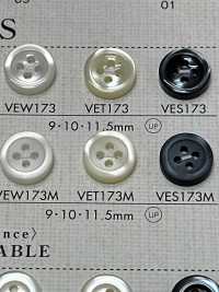 VET173M DAIYA BUTTONS Shell-like Polyester Button DAIYA BUTTON Sub Photo