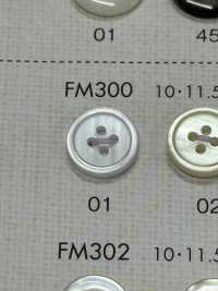 FM300 DAIYA BUTTONS Shell-like Polyester Button DAIYA BUTTON Sub Photo