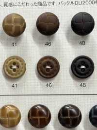 DLI-201 Genuine Leather-like Plastic 4-hole Nylon Button DAIYA BUTTON Sub Photo