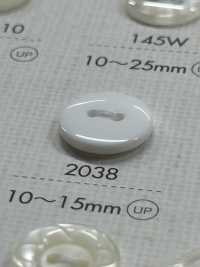 2038 DAIYA BUTTONS 2-hole Flat Polyester Button DAIYA BUTTON(DAIYA BUTTON) Sub Photo