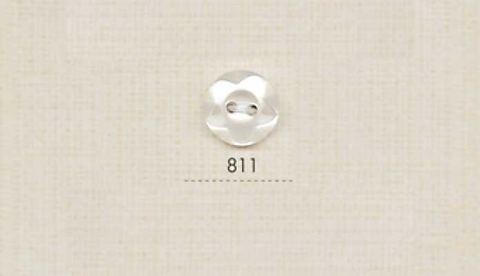 811 DAIYA BUTTONS Two-hole Shell-look Polyester Button (3D Flower)