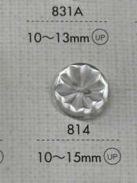 814 DAIYA BUTTONS Two Shell Polyester Button (Three-dimensional Flower) DAIYA BUTTON(DAIYA BUTTON) Sub Photo