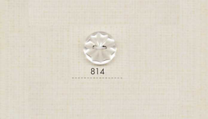 814 DAIYA BUTTONS Two-hole Shell-look Polyester Button (3D Flower)
