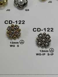 CD122 Rhinestone Bijou Button DAIYA BUTTON Sub Photo