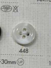 448 DAIYA BUTTONS 4-hole Buffalo-like Polyester Button (White) DAIYA BUTTON(DAIYA BUTTON) Sub Photo