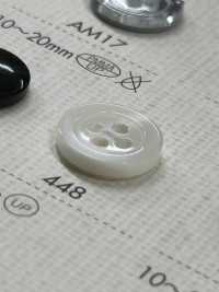 448 DAIYA BUTTONS 4-hole Buffalo-like Polyester Button (White) DAIYA BUTTON(DAIYA BUTTON) Sub Photo