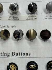 DM106 Ikari Pattern Metal Button For Jacket DAIYA BUTTON Sub Photo