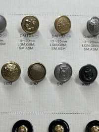 DM109 Metal Buttons For Simple Shirts And Jackets DAIYA BUTTON Sub Photo