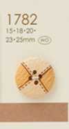 1782 Natural Material Switching Style 4 Holes Wood Button