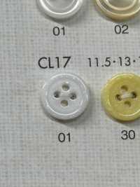 CL17 Lame 4-hole Plastic Buttons For Shirts And Blouses DAIYA BUTTON(DAIYA BUTTON) Sub Photo