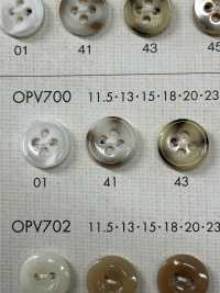 OPV700 Polyester Buttons For Buffalo-style Shirts And Jackets DAIYA BUTTON(DAIYA BUTTON) Sub Photo