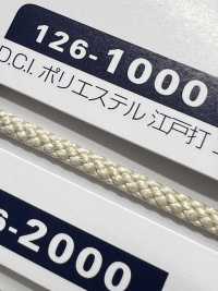 126-1000 DCI Polyester Edo-uchi Cord(Round Cord) Approx. 2mm[Ribbon Tape Cord] DARIN Sub Photo
