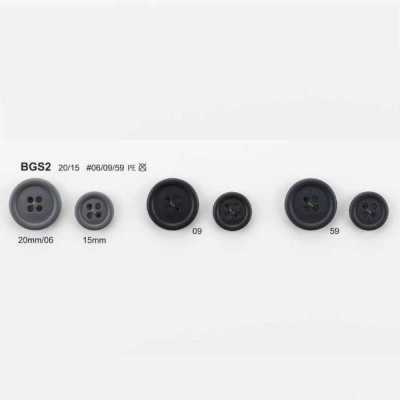 BGS-2 Biopolyethylene 4-Hole Button