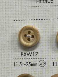 BXW17 Natural Material Wood 4-hole Button DAIYA BUTTON(DAIYA BUTTON) Sub Photo