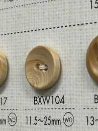 BXW104 Natural Material Wood 2 Hole Button DAIYA BUTTON(DAIYA BUTTON) Sub Photo