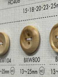 BXW800 Natural Material Wood 4-hole Button DAIYA BUTTON(DAIYA BUTTON) Sub Photo