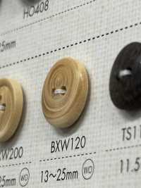 BXW120 Natural Material Wood 2 Hole Button DAIYA BUTTON(DAIYA BUTTON) Sub Photo