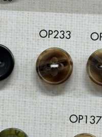 OP233 Buffalo-like 4-hole Polyester Button DAIYA BUTTON(DAIYA BUTTON) Sub Photo