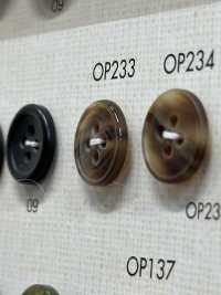OP233 Buffalo-like 4-hole Polyester Button DAIYA BUTTON(DAIYA BUTTON) Sub Photo