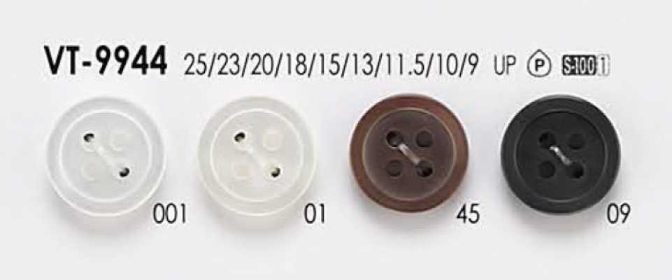 VT-9944 Simple Shell-Style 4-Hole Polyester Button