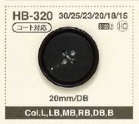 HB-320 Natural Material Water Buffalo 4-Hole Horn Button For Coats And Jackets