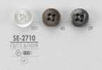SE-2710 Simple Shell Like 4-hole Polyester Buttons For Shirts And Blouses