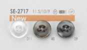 SE-2717 Simple Shell-look Polyester Button For Shirts And Blouses