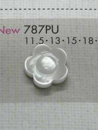 787PU Flower-shaped Button DAIYA BUTTON Sub Photo