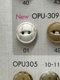 OPU309 猫目2つ穴ボタン[Button] DAIYA BUTTON(DAIYA BUTTON) Sub Photo