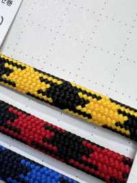 CDP-01F(M) Houndstooth Cord 8MM[Ribbon Tape Cord] Cordon Sub Photo