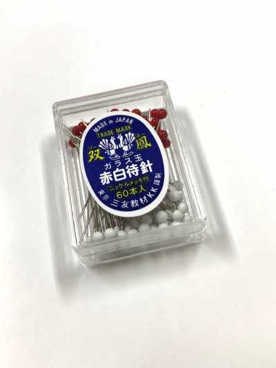 453 Red And White Pin