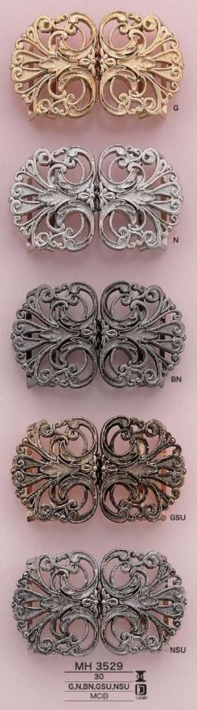 MH3529 Art Nouveau-style Fick Buckle