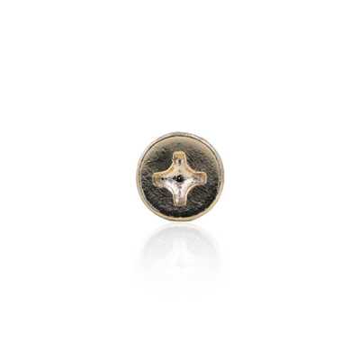 OBU4894 High Metal Half-ring Shank Button