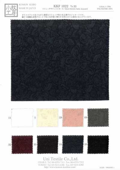 KKF1022-D/33 Stretch Satin Jacquard