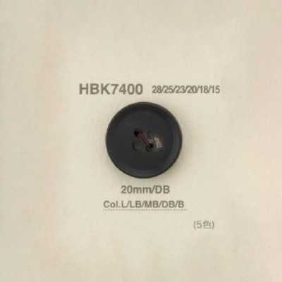 HBK7400 Real Buffalo Horn 4-hole Button