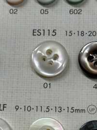 ES115 DAIYA BUTTONS Dish-shaped 4- Shell-like Polyester Button DAIYA BUTTON Sub Photo