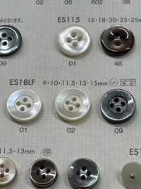 ES18LF Shell BUTTONS 4-hole Shell-like Polyester Button DAIYA BUTTON(DAIYA BUTTON) Sub Photo