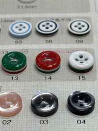 OPH336 DAIYA BUTTONS Impact-resistant Four-hole Polyester Button DAIYA BUTTON Sub Photo