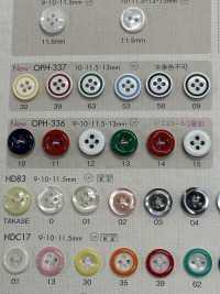 OPH336 DAIYA BUTTONS Impact-resistant Four-hole Polyester Button DAIYA BUTTON Sub Photo