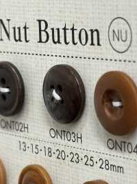 ONT03H Natural Material Corozo Nut 4-hole Button DAIYA BUTTON(DAIYA BUTTON) Sub Photo