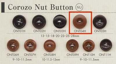 ONT04H 2-hole Nut Button