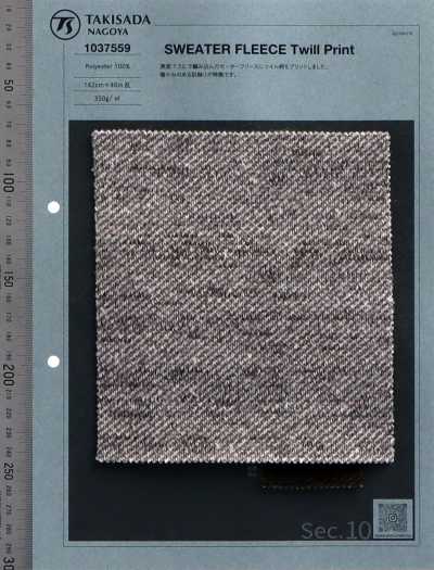 Sweater Fleece Twill Print